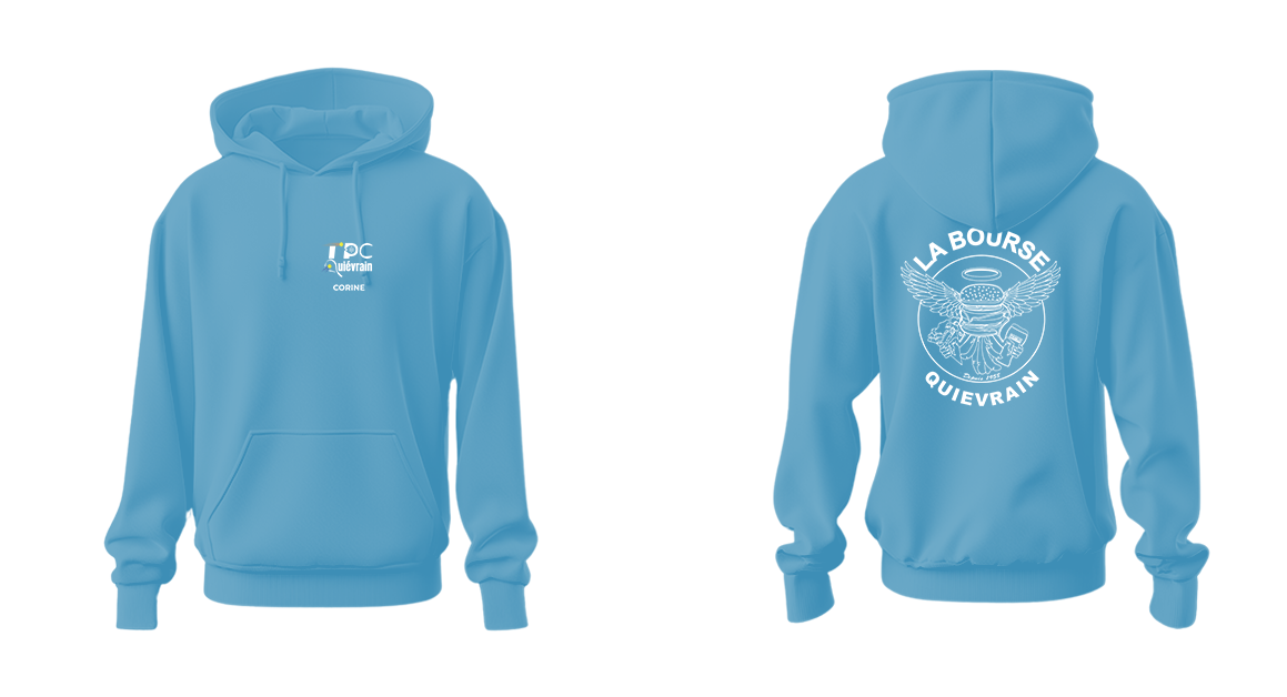 sweat-shirt personnalisé pour club de sport, tennis, padel ... tex'styl